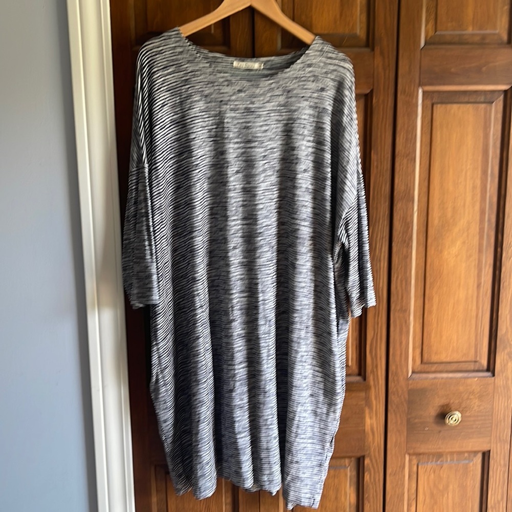 Two Danes striped tunic dress with pockets - os
